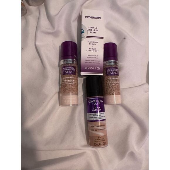Cover girl x Olay 4x medium 3 in 1 essence + foundation makeup + blurring primer - Picture 1 of 11